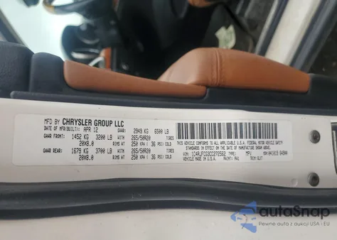 2012 Jeep Grand Cherokee Overland from USA, damaged, VIN 1C4RJFCG3CC272562